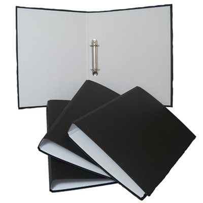 10 x Black A4 Ringbinder Files (200 Sheet Capacity)